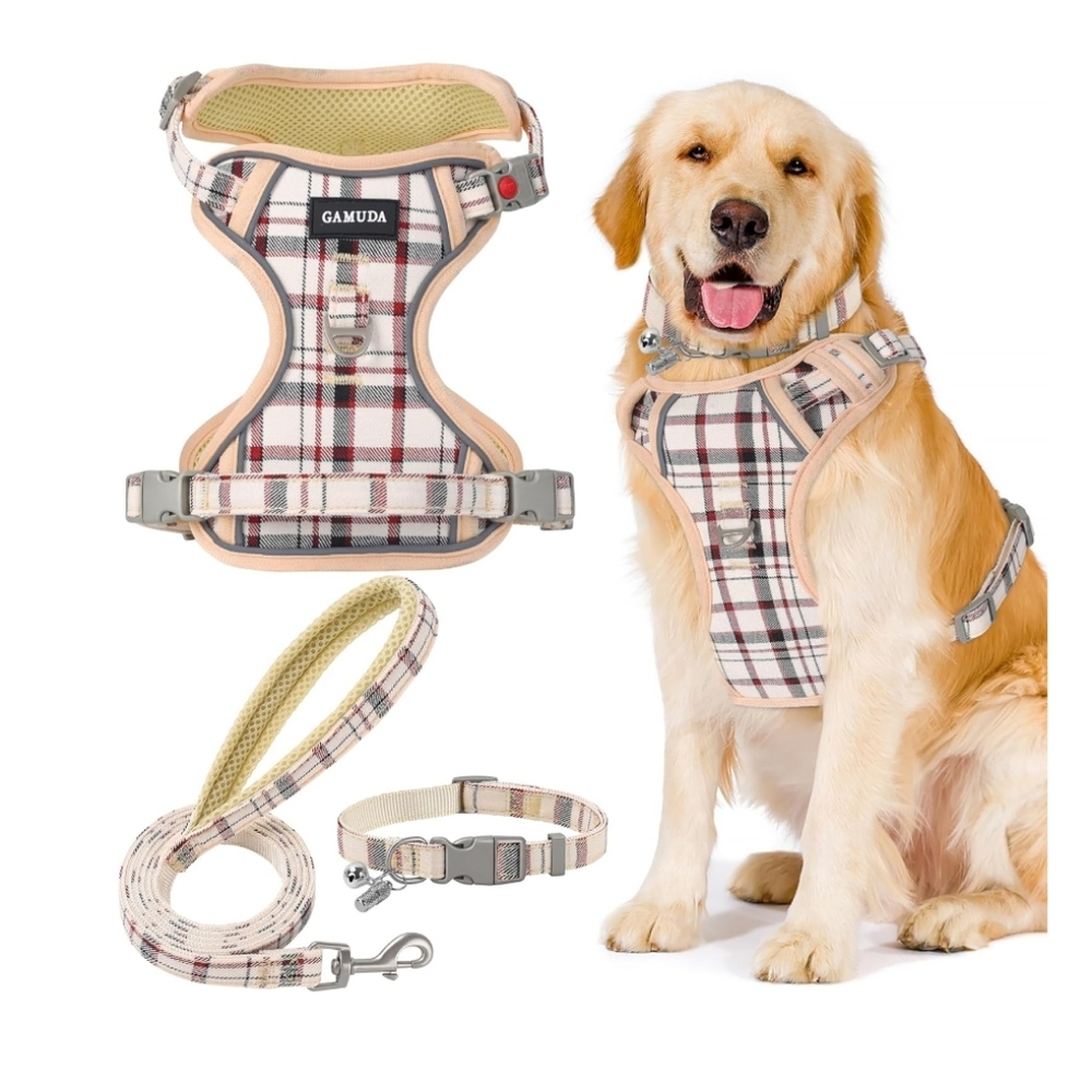 Pet Harness Collar and Leash Set
